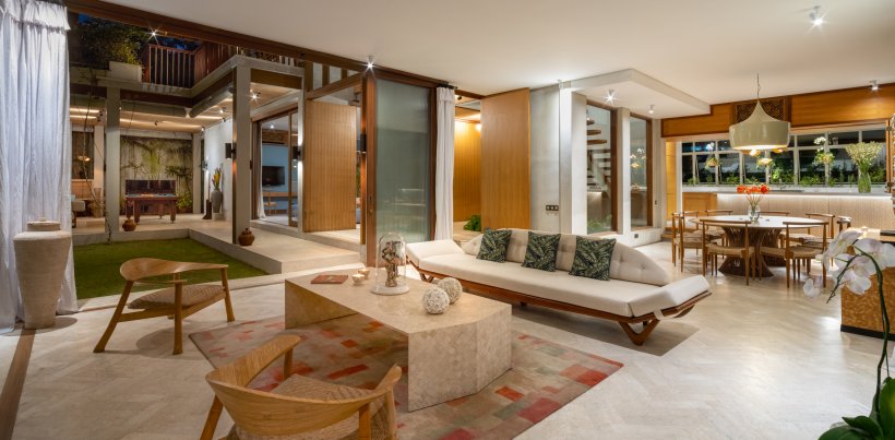 Villa Damai, Living and Dining Room